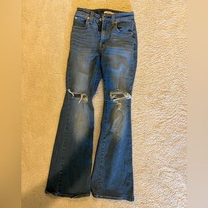 Levi’s Flare Ripped Jeans